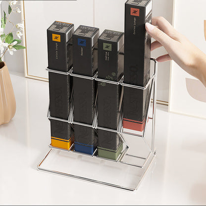 4-Tier Coffee Capsule Holder for Nespresso – Capsule & Creamer Organizer Rack