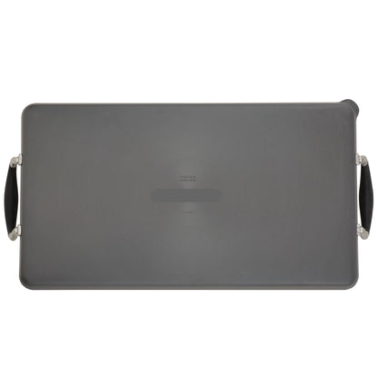 10 x 18-Inch Double Burner Griddle with Multi-Purpose Rack