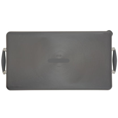 10 x 18-Inch Double Burner Griddle with Multi-Purpose Rack